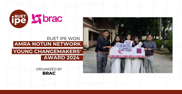 RUET IPE Students Win Prestigious Young Changemakers Award 2024